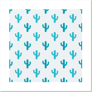 Cactuses Pattern Posters and Art